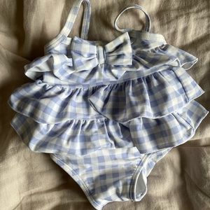 Gingham one piece 0-3 month